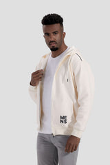 Off White Full Zipper Hoodei Sweatshirt