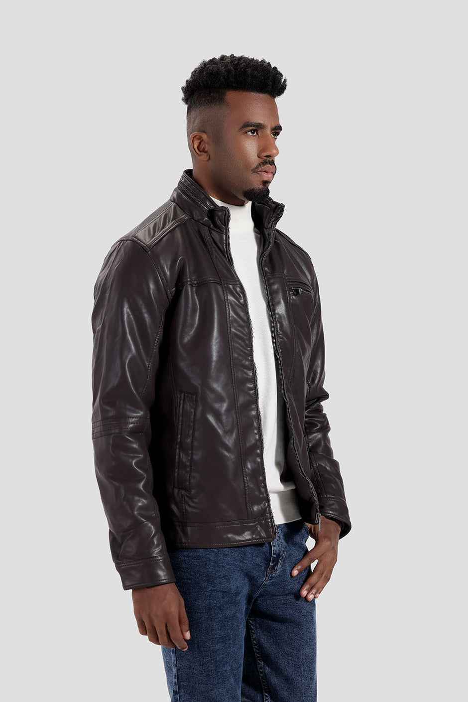 Brown Leather Jacket