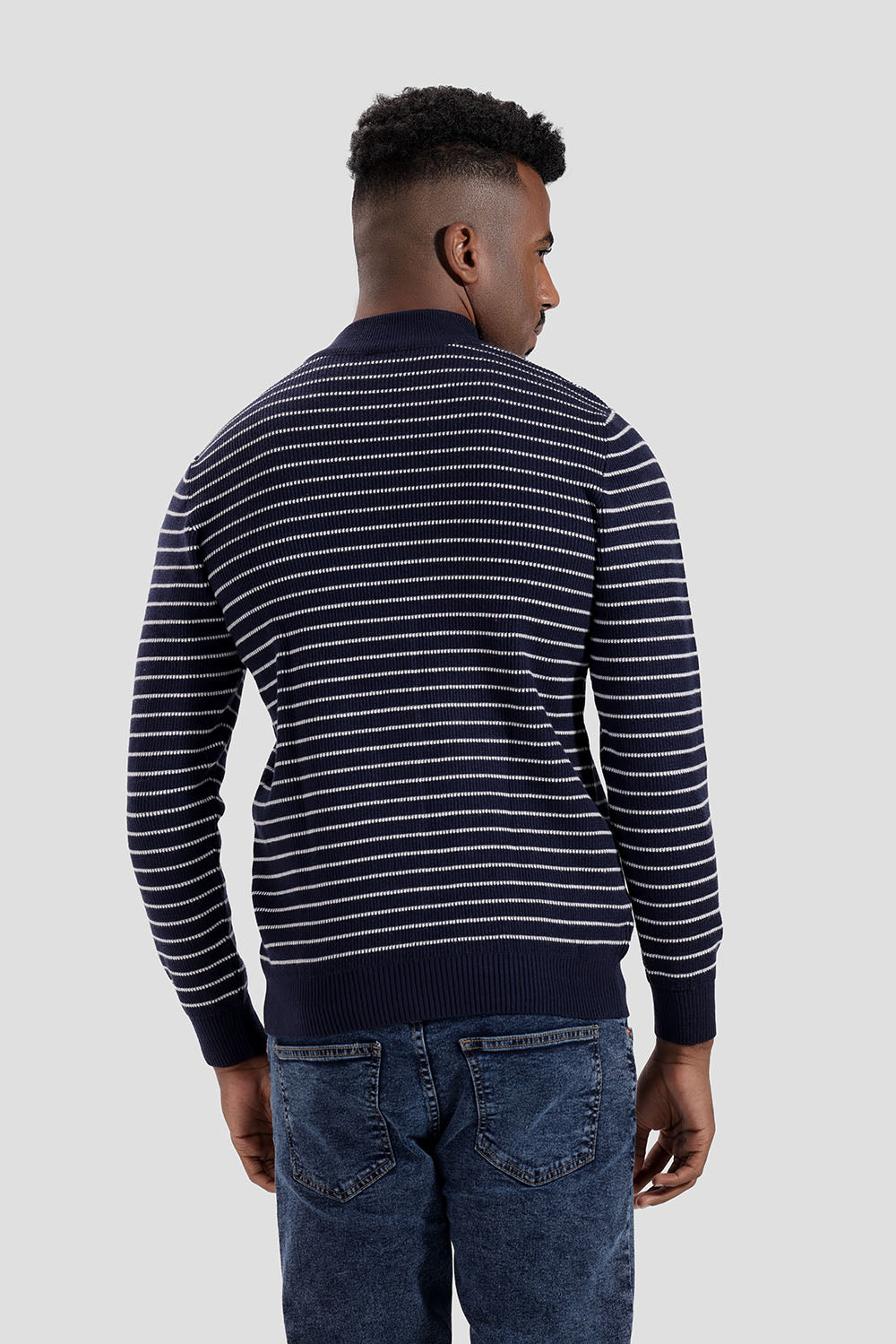 Navy Slim Fit Pullover