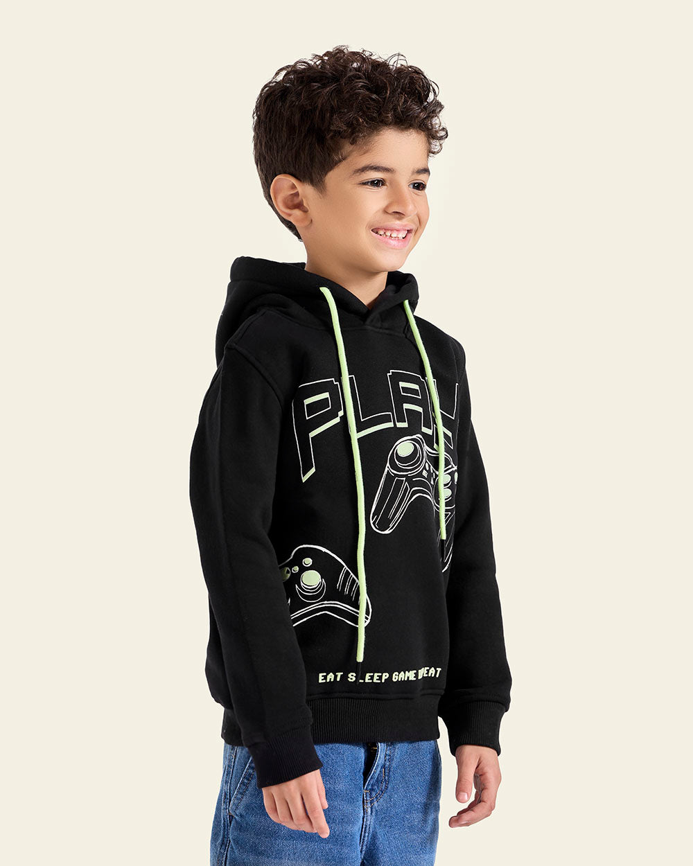 Printed Hoodie Sweatshirt