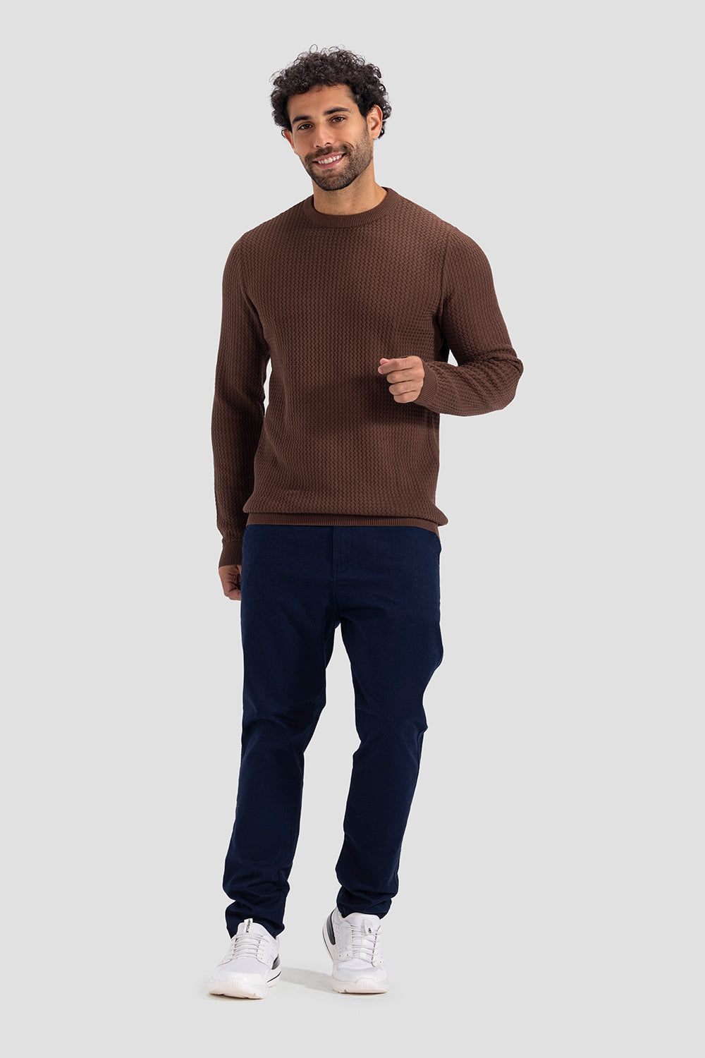 Coffee Crew Neck Pullover