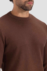 Coffee Crew Neck Pullover