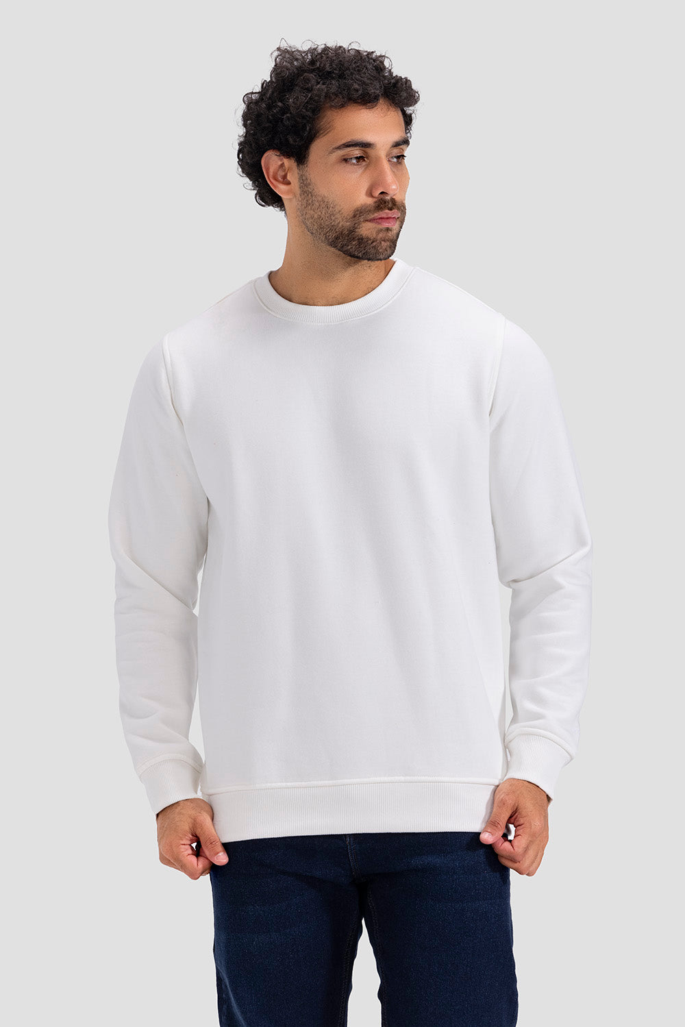 Basic Crew Neck Sweatshirt