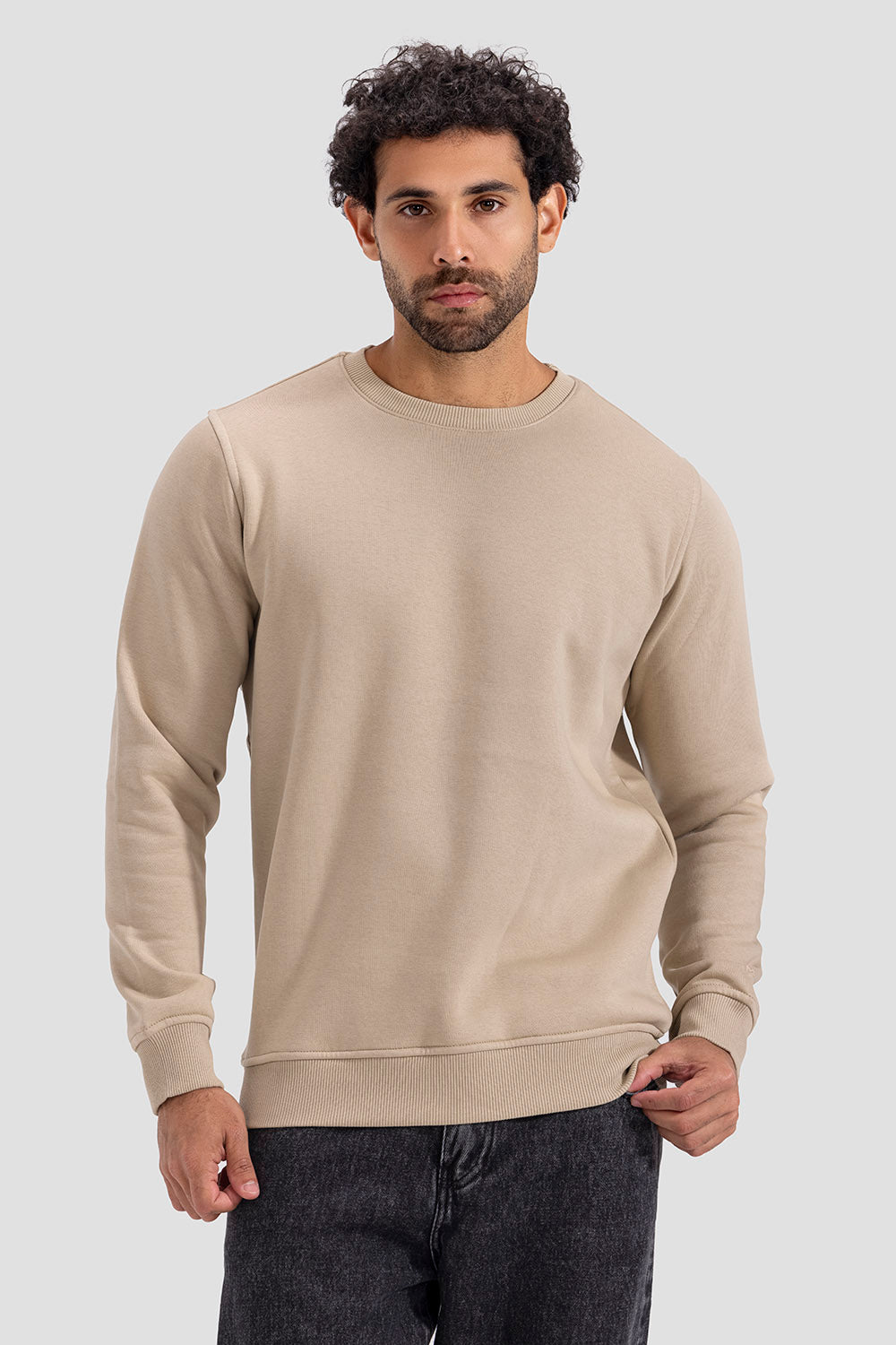 Basic Crew Neck Sweatshirt