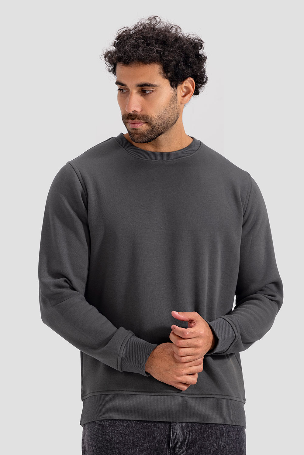 Basic Crew Neck Sweatshirt