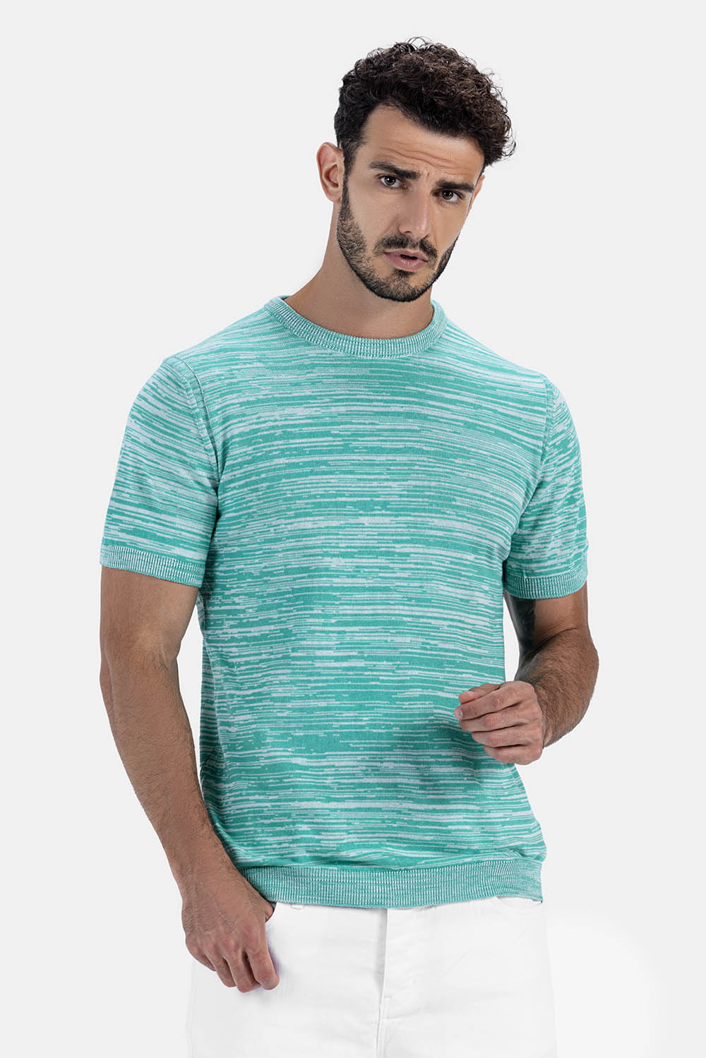 mint-knitted-t-shirt-summer-men