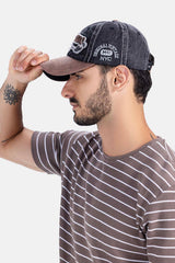 Grey Sports Printed Cap