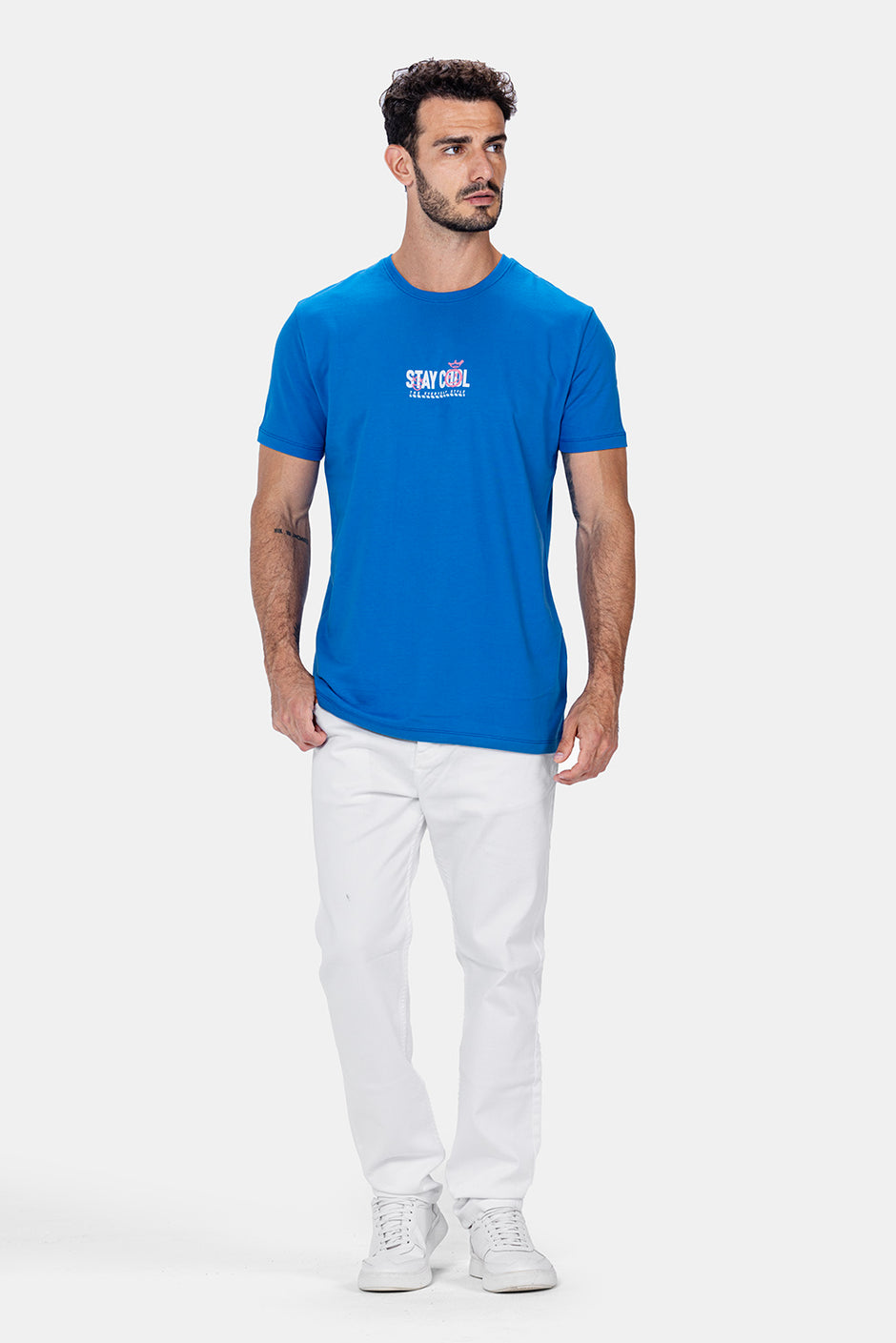 blue-crew-neck-printed-t-shirt