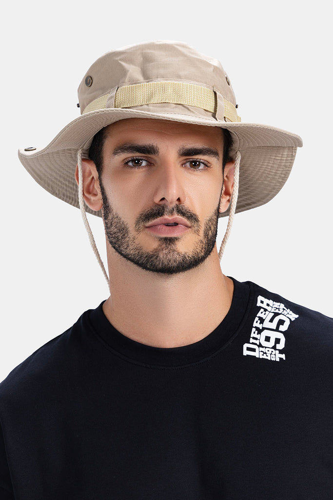 Beige Bucket Hat