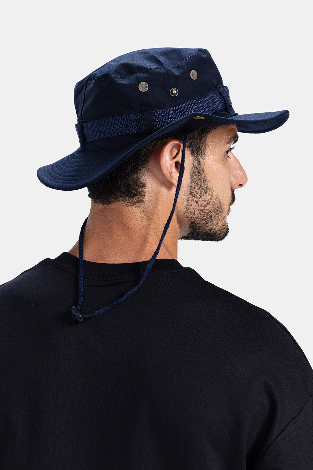 Navy Bucket Hat