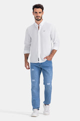 White Slim Fit Shirt