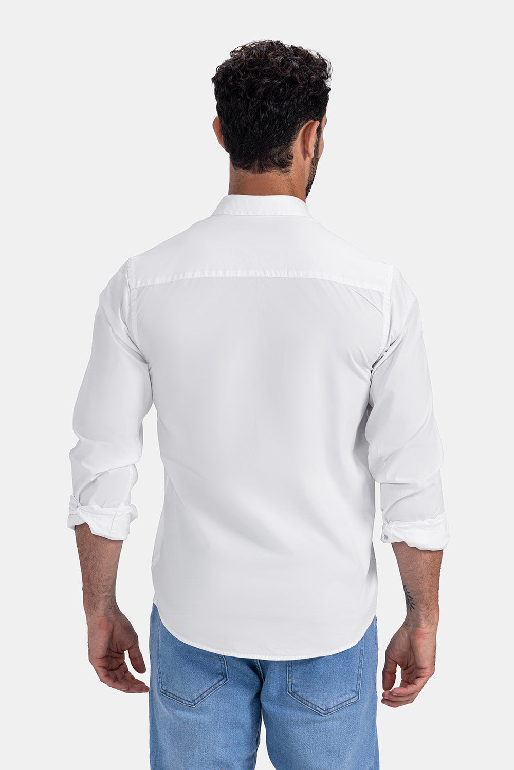 White Slim Fit Shirt