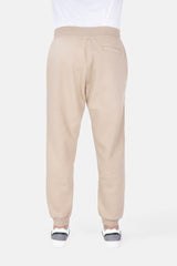 Beige Slim Fit Sweat Pants