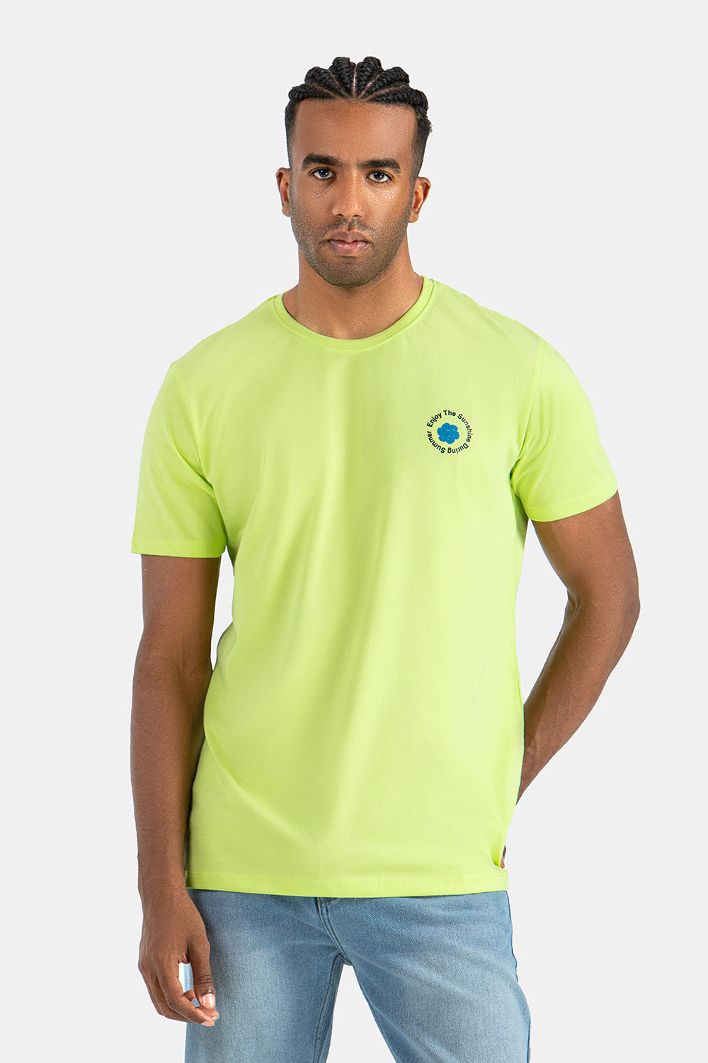 green-printed-crew-neck-t-shirt-summer-men