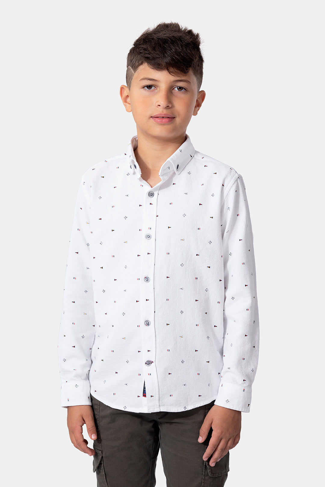 White Printed shirt