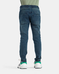 Dark Blue Jeans Jogger Pants 