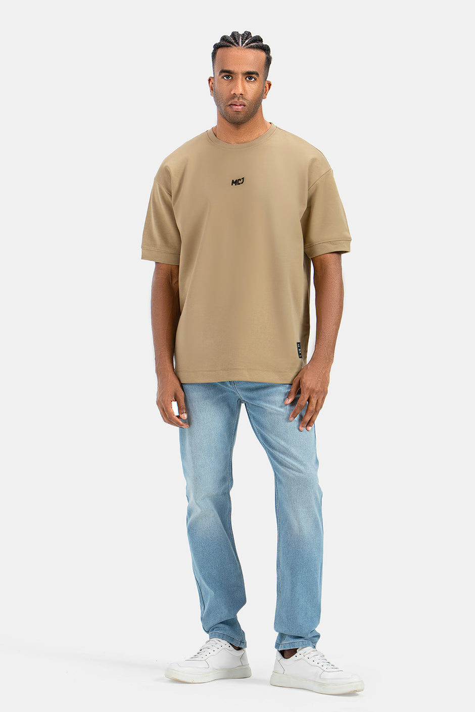 Coffee Crew Neck Oversize T-Shirt