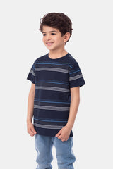 Navy- t-shirt- kids