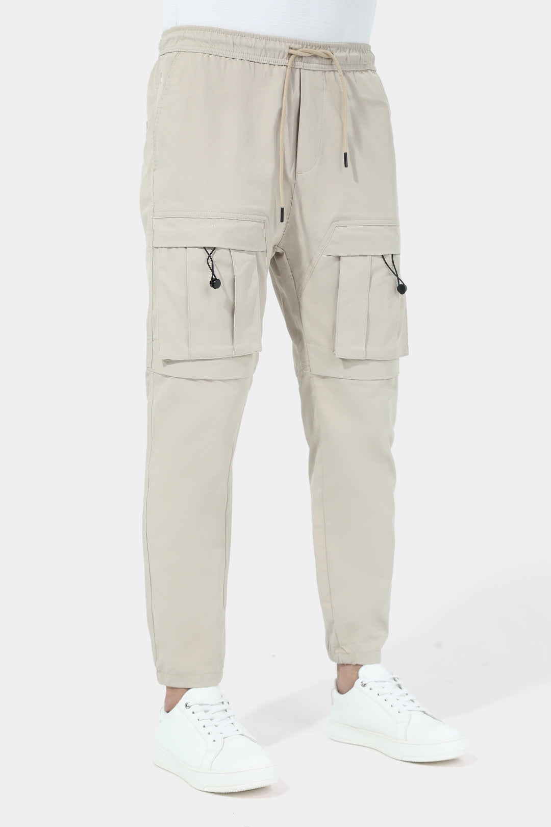 Camel Slim Fit Cargo Pants