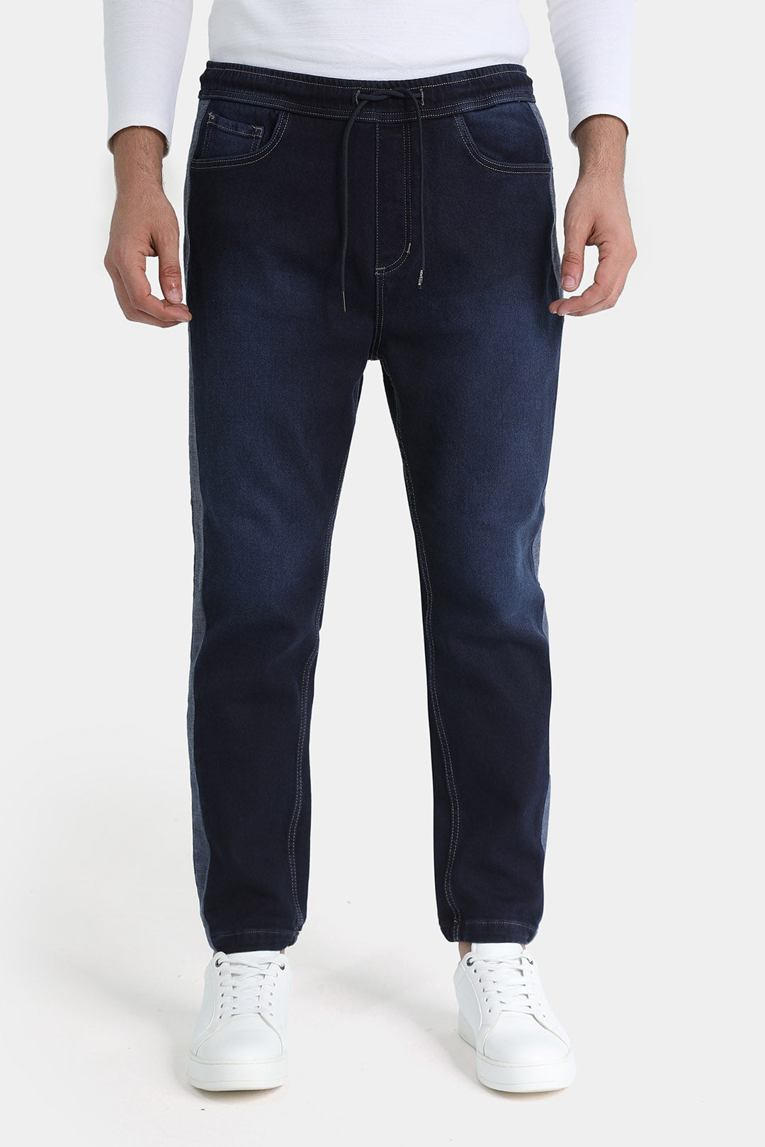 dark navy slim fit jean pants