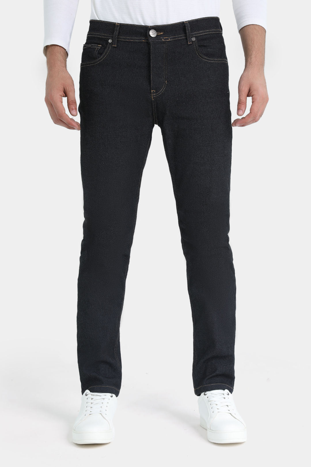 dark navy slim fit jean pants