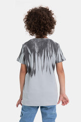 Grey Printed Tshirt