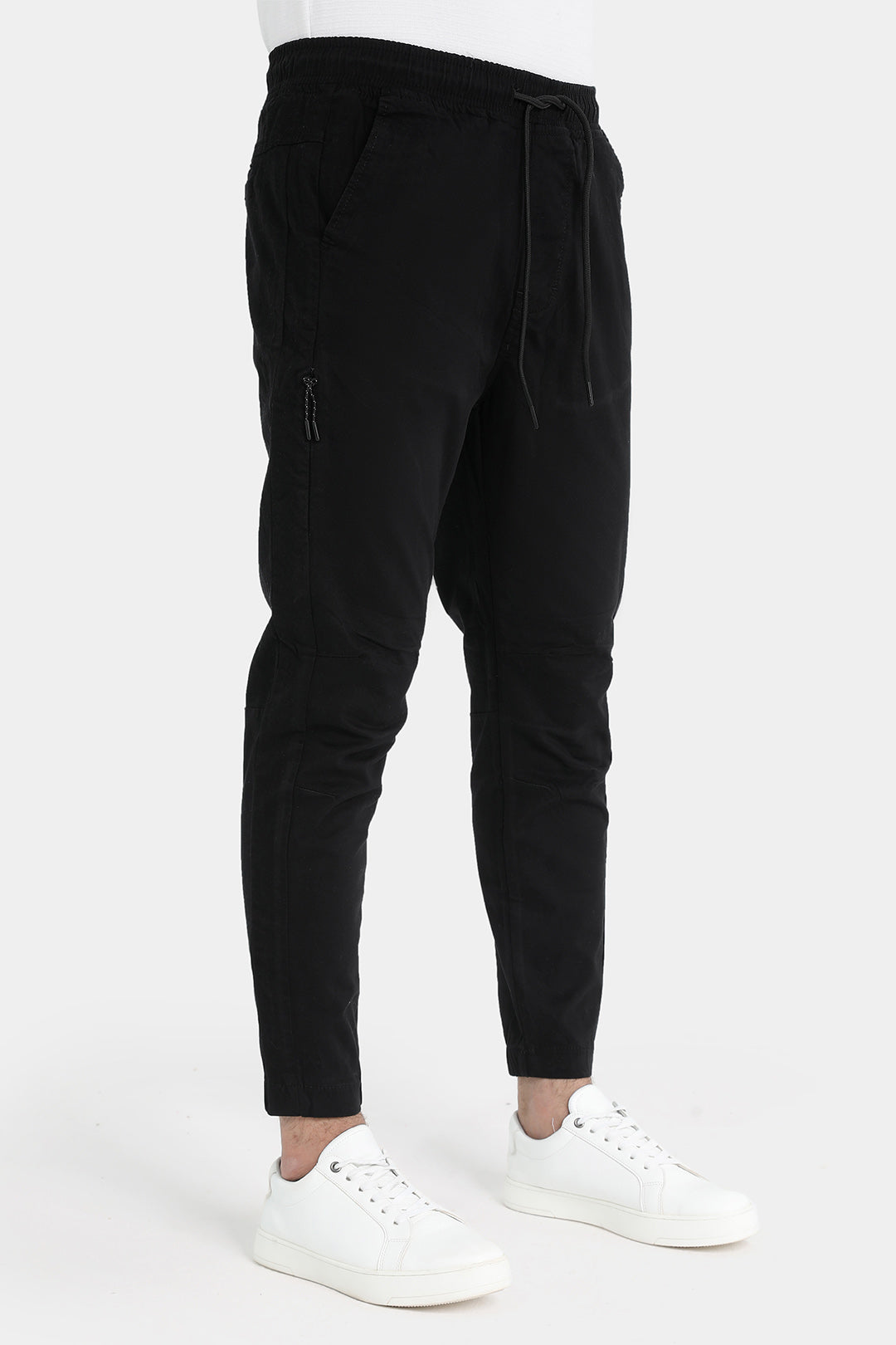 Black Slim Fit Sweat Pants