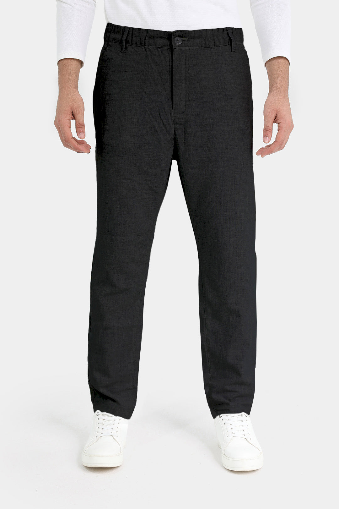 Black Slim Fit Chino Pants