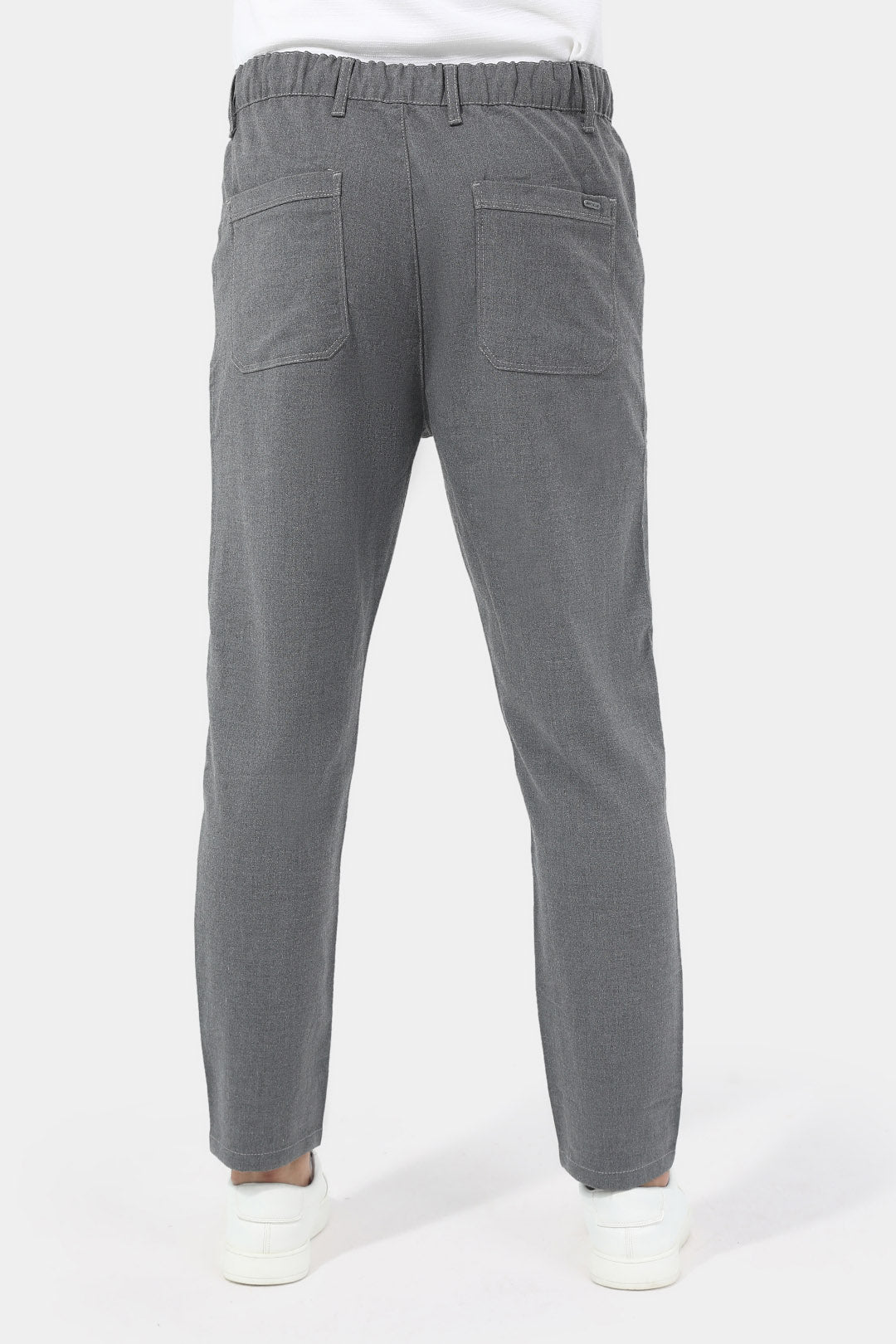 Dark Grey Slim Fit Chino Pants