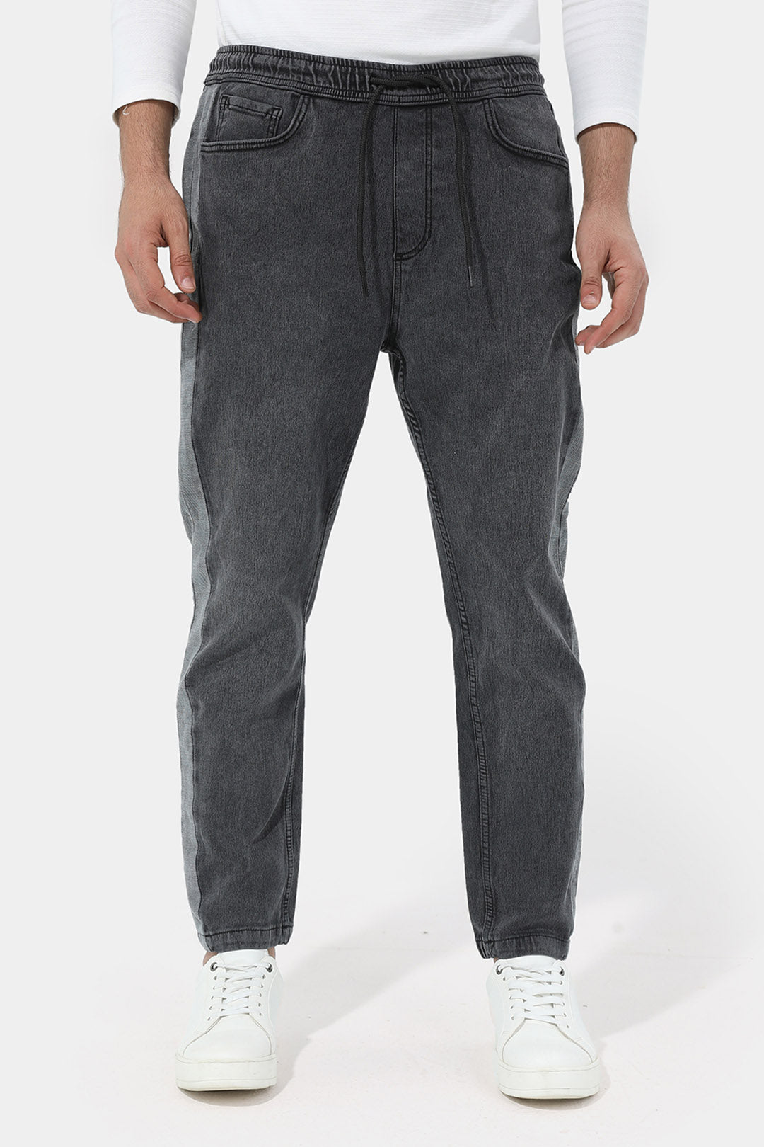 grey slim fit jean pants