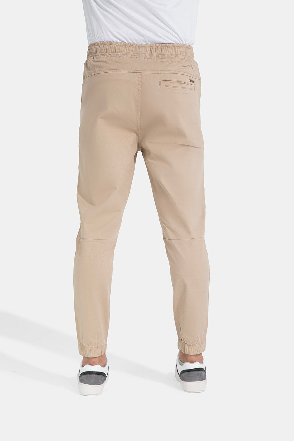 Beige Jogger Pants