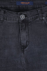 Dark Grey Carrot Fit Jean Pants