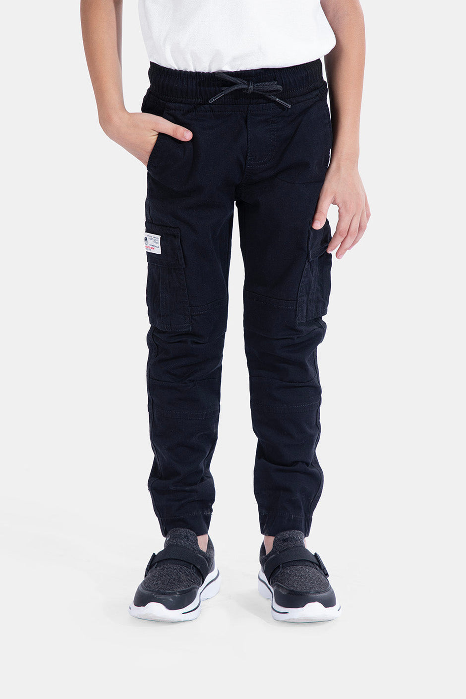 black gabardine pants jogger