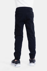 black gabardine pants jogger