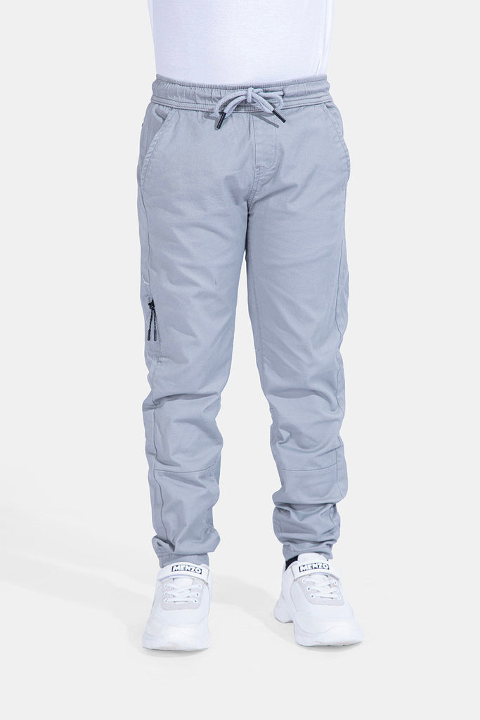 Silver Chino Pants Jogger