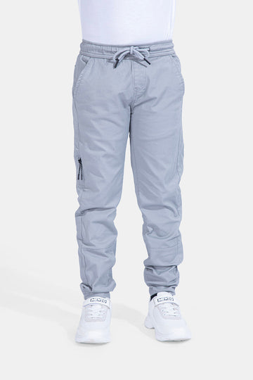 Silver Chino Pants Jogger