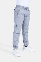 Silver Chino Pants Jogger