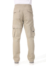 Beige Slim Fit Chino Pants