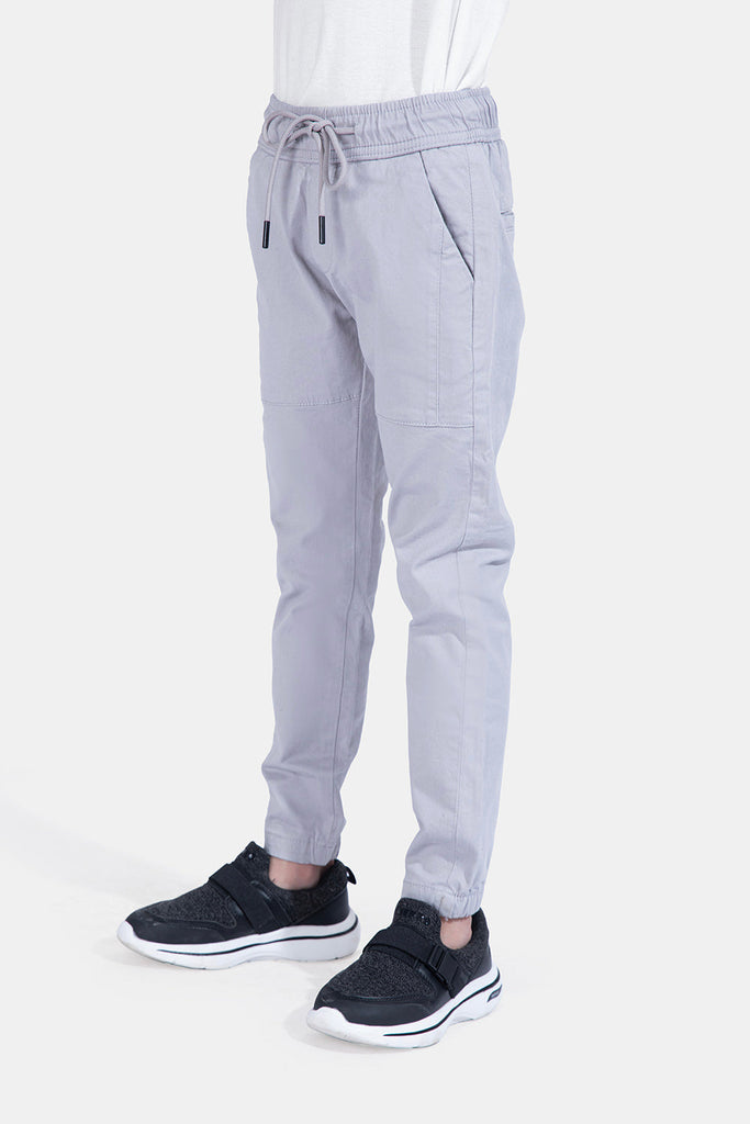 Silver Chino Pants Jogger