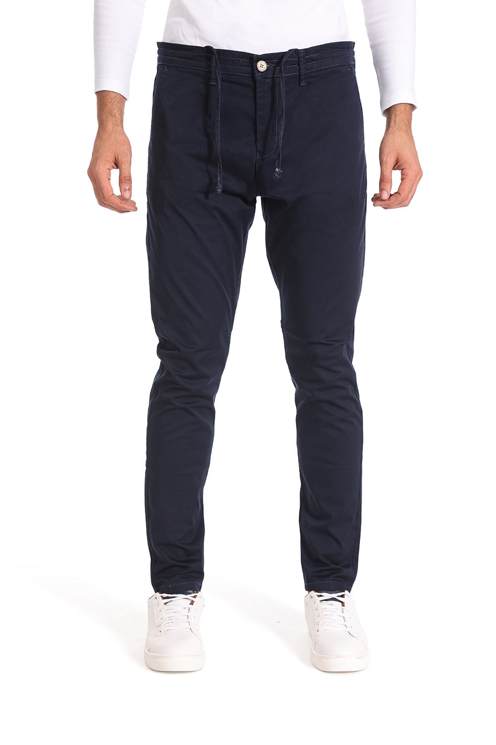 Navy Slim Fit Jogger Pants