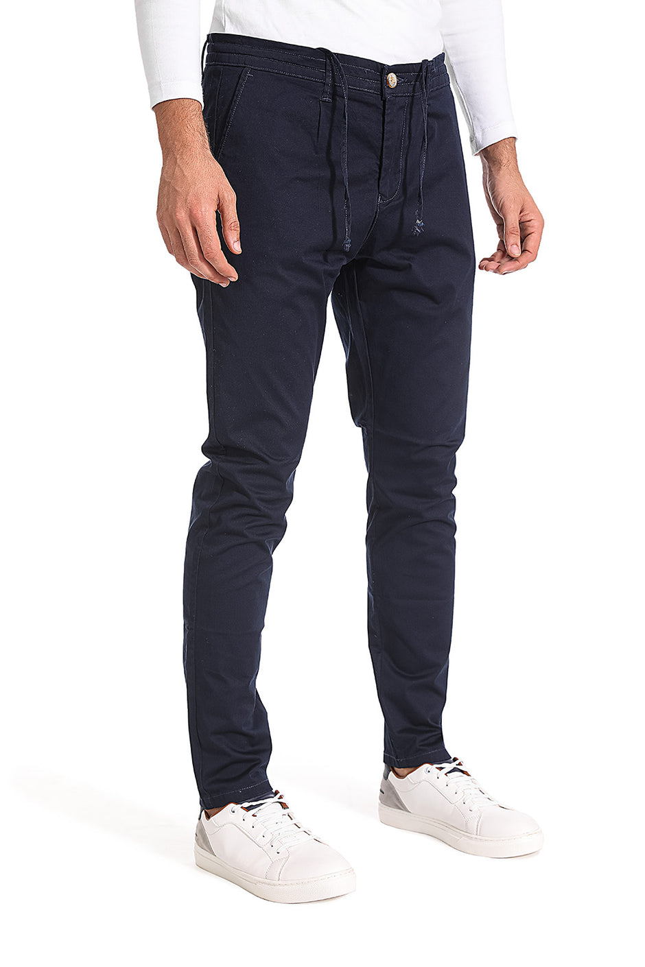 Navy Slim Fit Jogger Pants