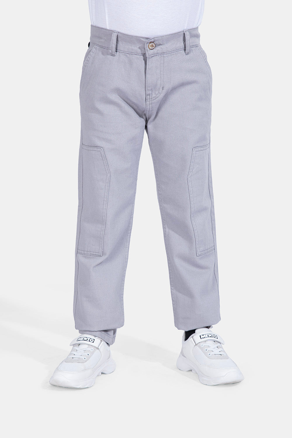 Silver Chino Pants Jogger