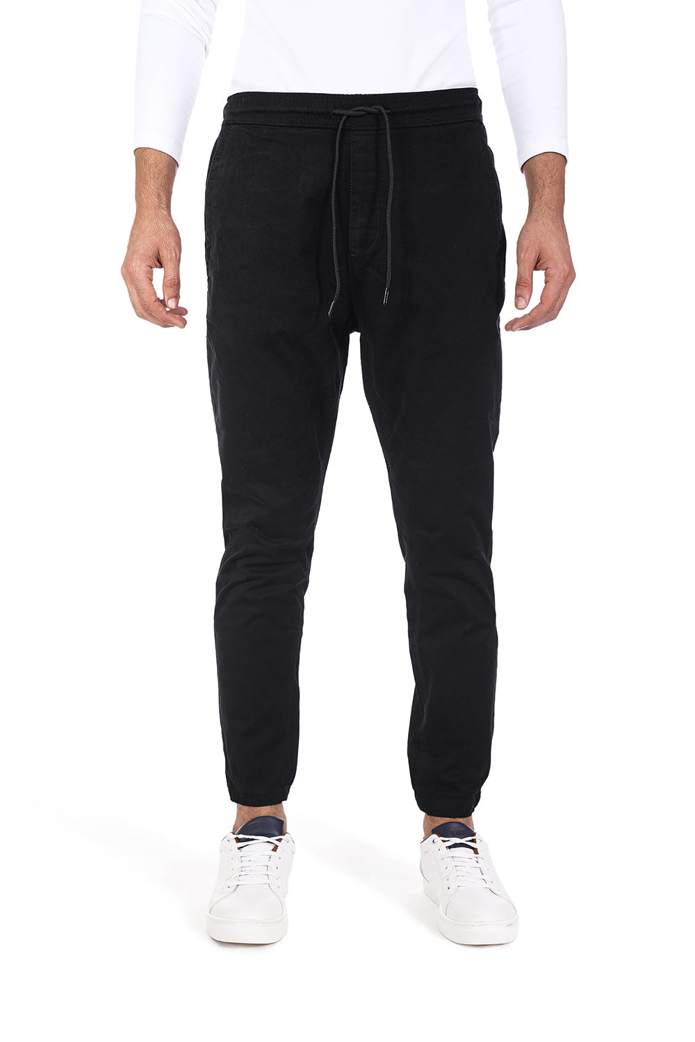 Black Slim Fit Jogger Pants