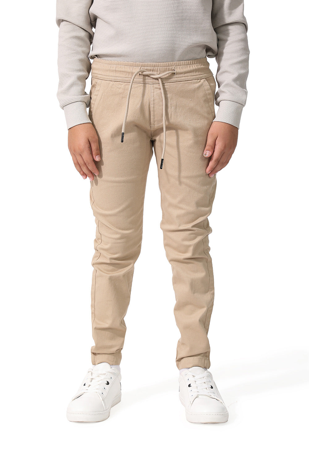 beige gabardine pants