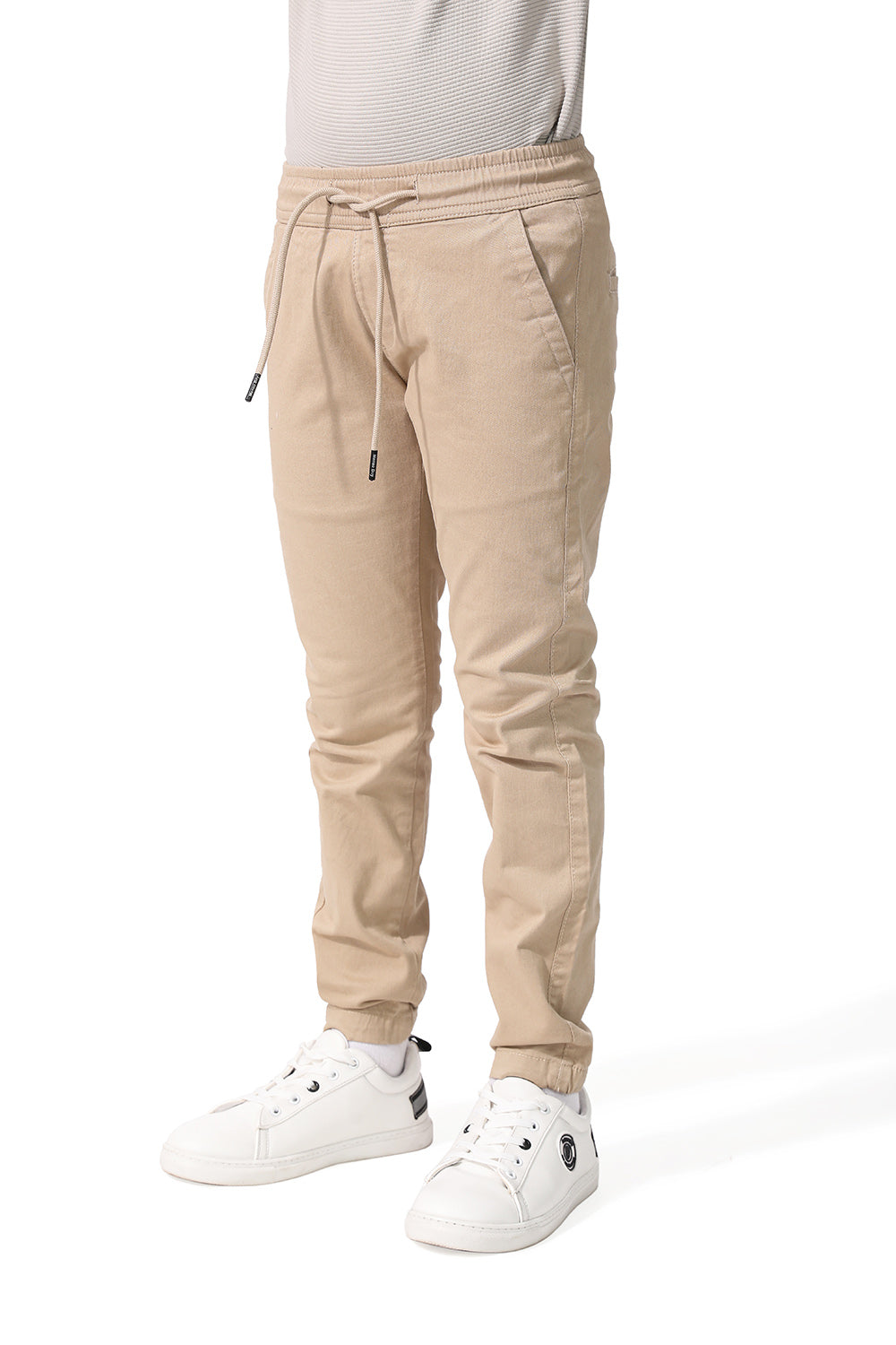 beige gabardine pants