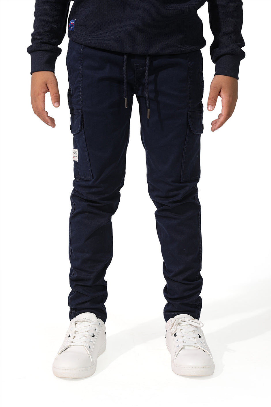 Navy Gabardine Pants Jogger