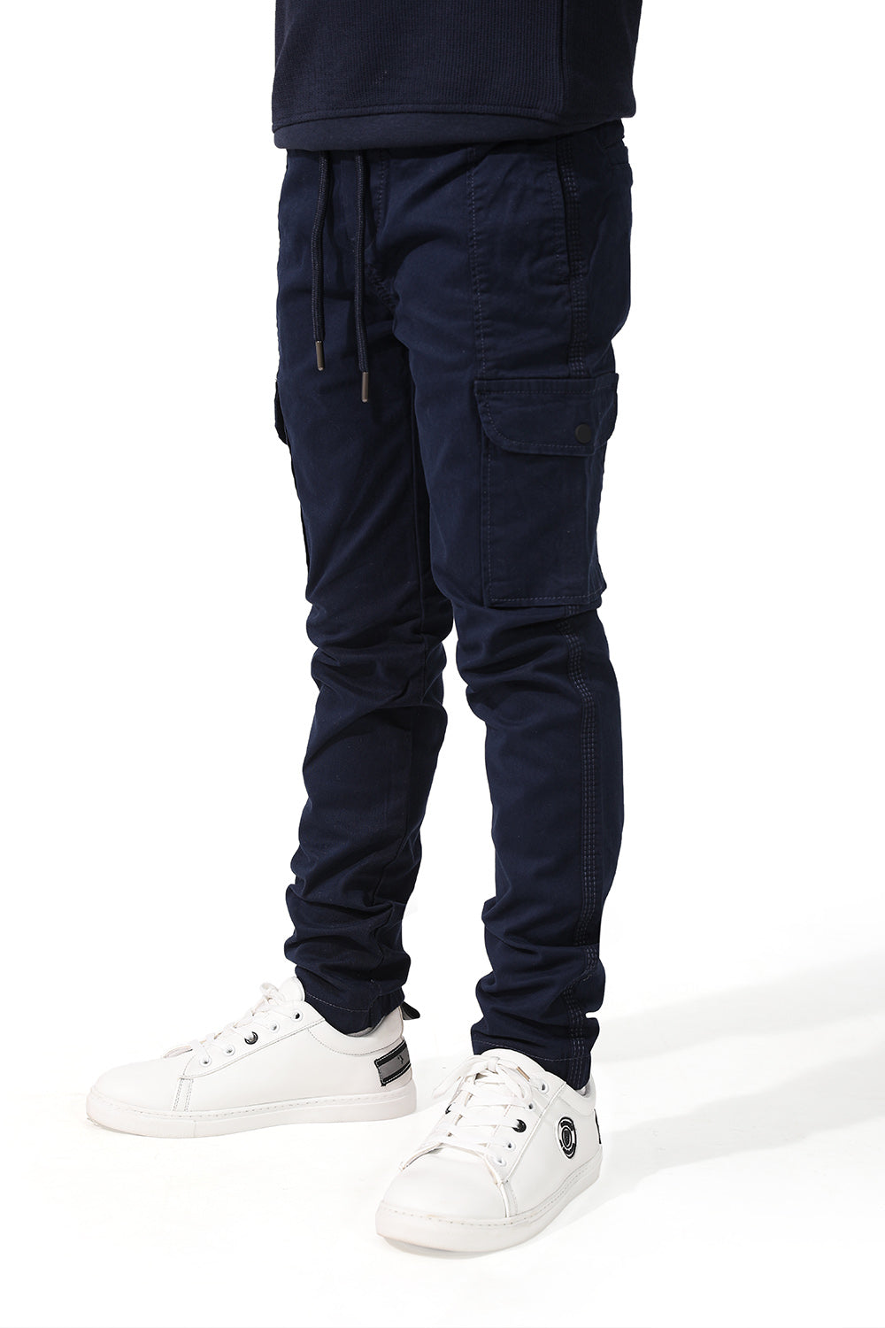 Navy Gabardine Pants Jogger