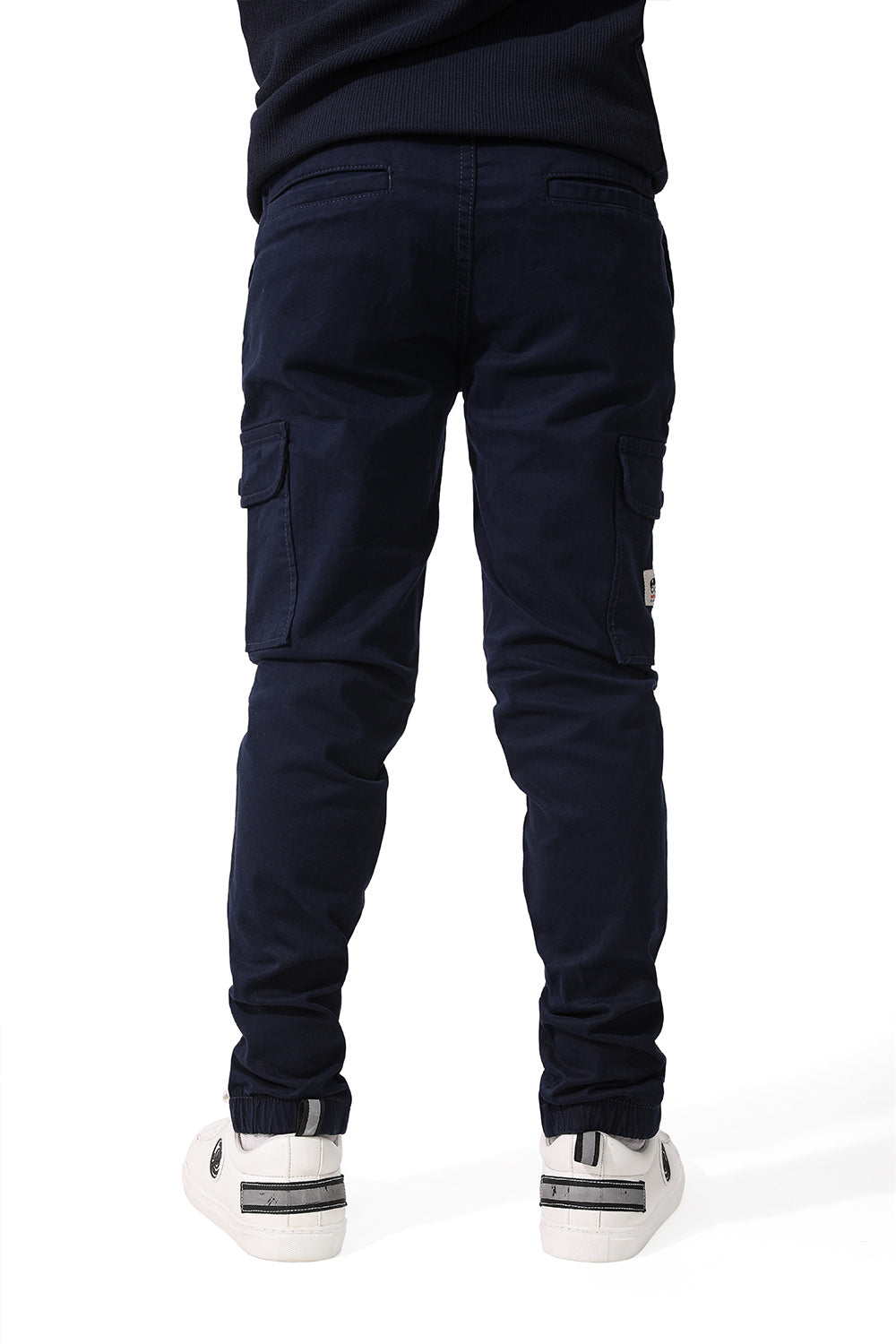 Navy Gabardine Pants Jogger