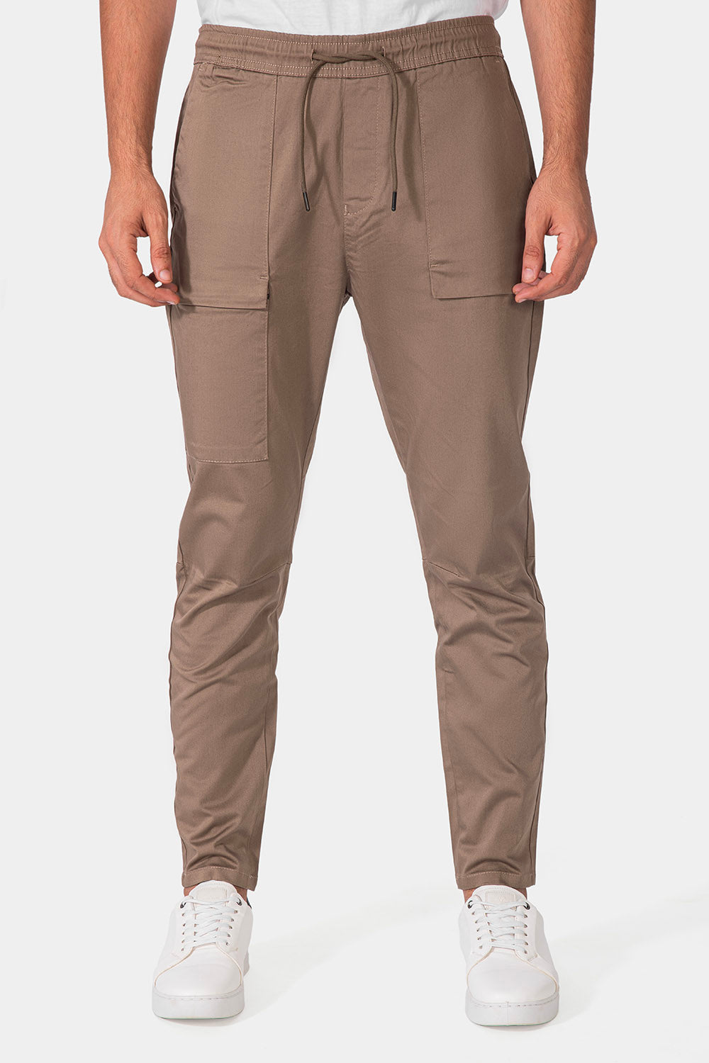 Coffee Slim Fit Jogger Pants