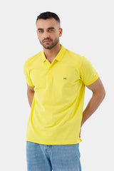 Yellow Basic Polo Shirt